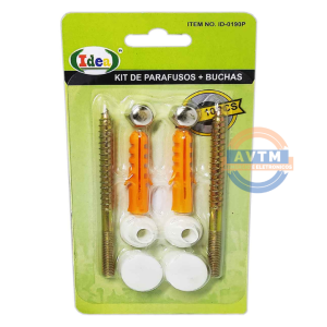 ID-0190P Kit de Parafusos + Buchas – 10 Peças