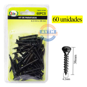 ID-0796P Kit de Parafusos – 60 Peças