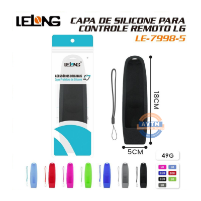 LE-7998-5 – Capa de Silicone para Controle Remoto LG