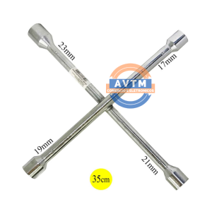 ATF-2050 – Chave de Roda Cruz 17/19/21/23 mm – 35 cm