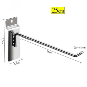 ATF-1455 Gancho Expositor para Painel Canaletado 25cm