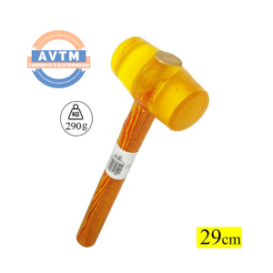 ATF-4100 Martelo de Borracha Cabo de Madeira 32cm