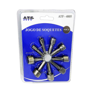 ATF-4005 Jogo de Soquetes com 9 Peças