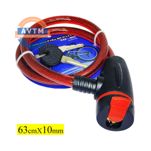 ATF-4052 Cadeado para Bicicleta com Chave 63cm x 10mm