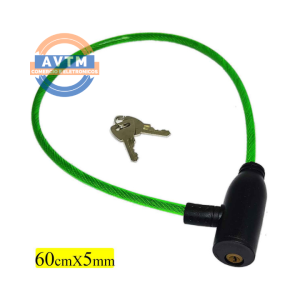 ATF-4056 Cadeado de Bicicleta 60cm x 5mm com Chave
