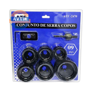 ATF-2470 Conjunto de Serra Copo 9 Peças