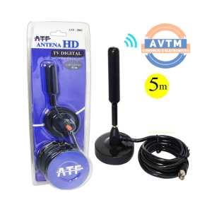 ATF-3003 Antena Digital TV HD com Cabo 5m