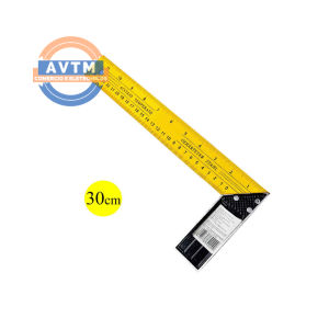 ATF-2560 Régua Metálica Esquadro 30cm