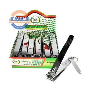 ID-212C Cortador de Unha com Corrente e Lixa Interna – Caixa com 12 Unidades