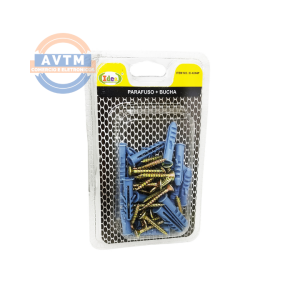 ID-4344P Kit Parafuso + Bucha 6MM 24 peças