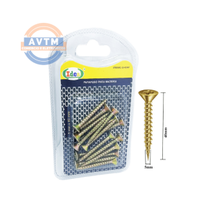 ID-4399P Parafuso para Madeira 5mm x 40mm 14 Peças