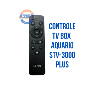 Controle Remoto LE-7372 Aquário TV Box STV-3000 Plus