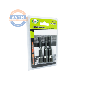 ID-8420H Jogo de Soquetes para Parafusadeira 3 Peças