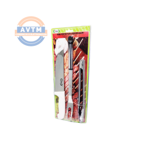 ID-1980NK Conjunto para Churrasco 3 Peças