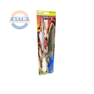 ID-4654F Conjunto Churrasco Faca + Chaira