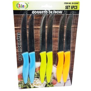 ID-5268F Conjunto de Facas Inoxidáveis 6 Peças