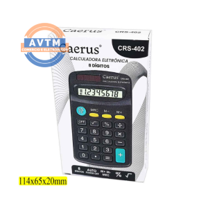 CRS-402 Calculadora Eletrônica 8 Dígitos