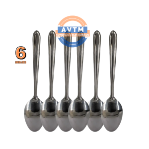 CRS-2598 Jogo de Colheres de Mesa – 6 Unidades