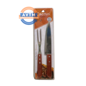 CRS-2686 Kit Churrasco – Faca 7” + Garfo 5”